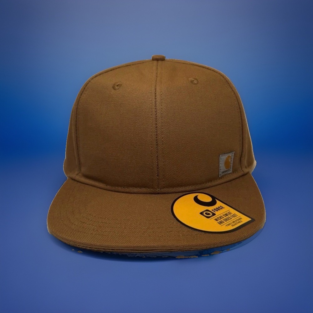 Carhartt Ashland Firm Duck Flat Brim Cap Brown NWT